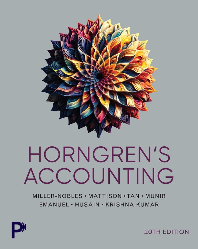 Book cover of Horngren's Accounting, 10th edition